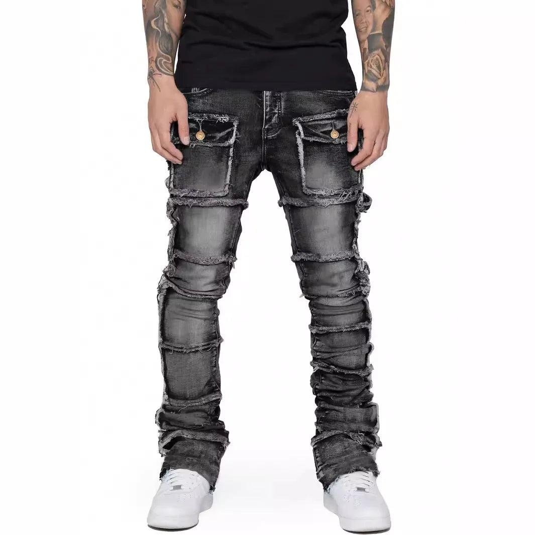 Men's Regular Fit Stacked Jeans