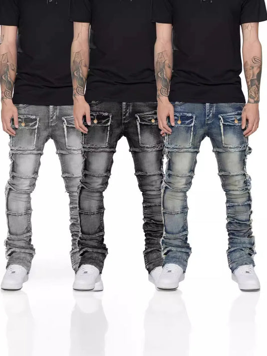 Men's Regular Fit Stacked Jeans