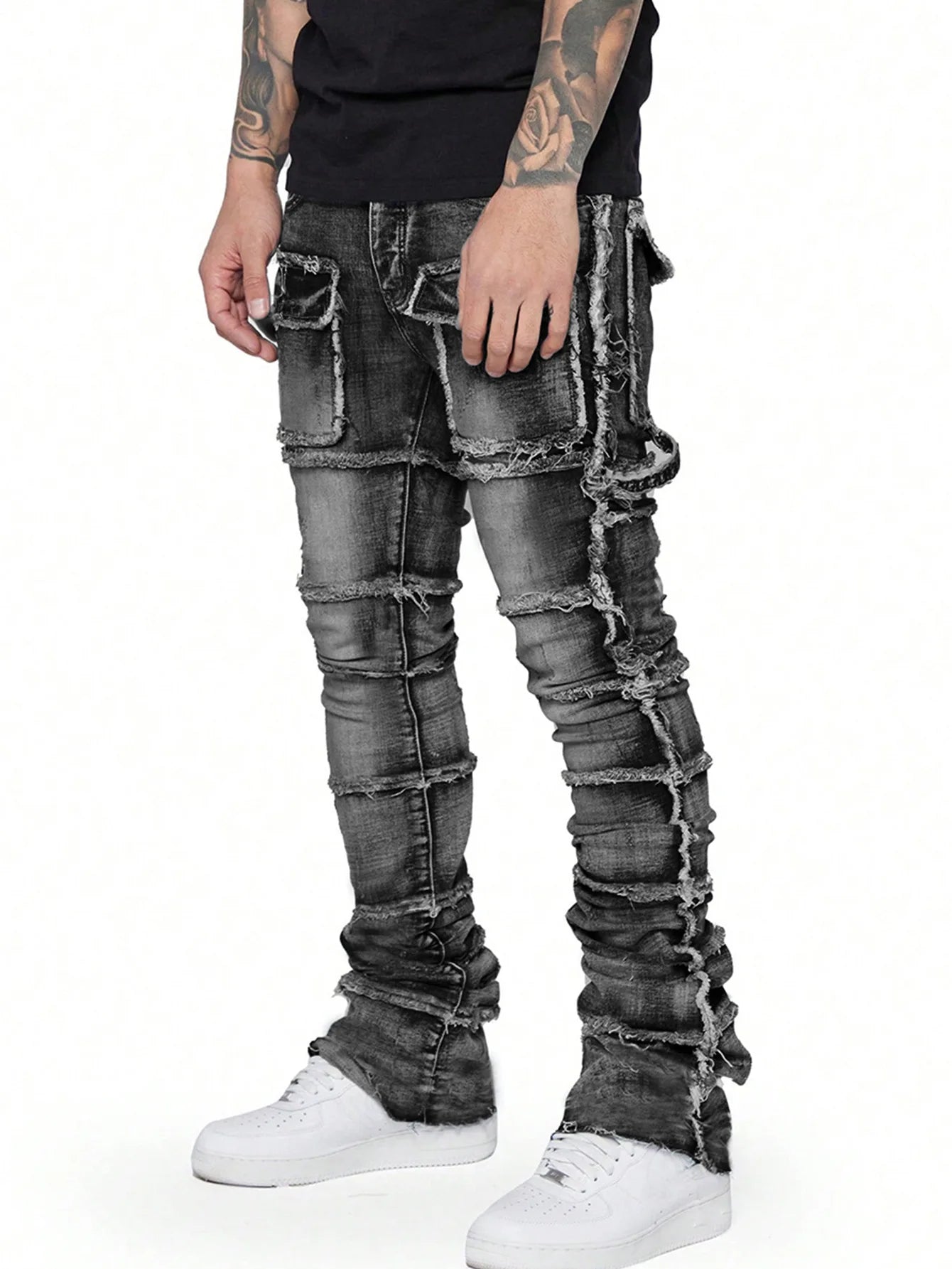 Men's Regular Fit Stacked Jeans