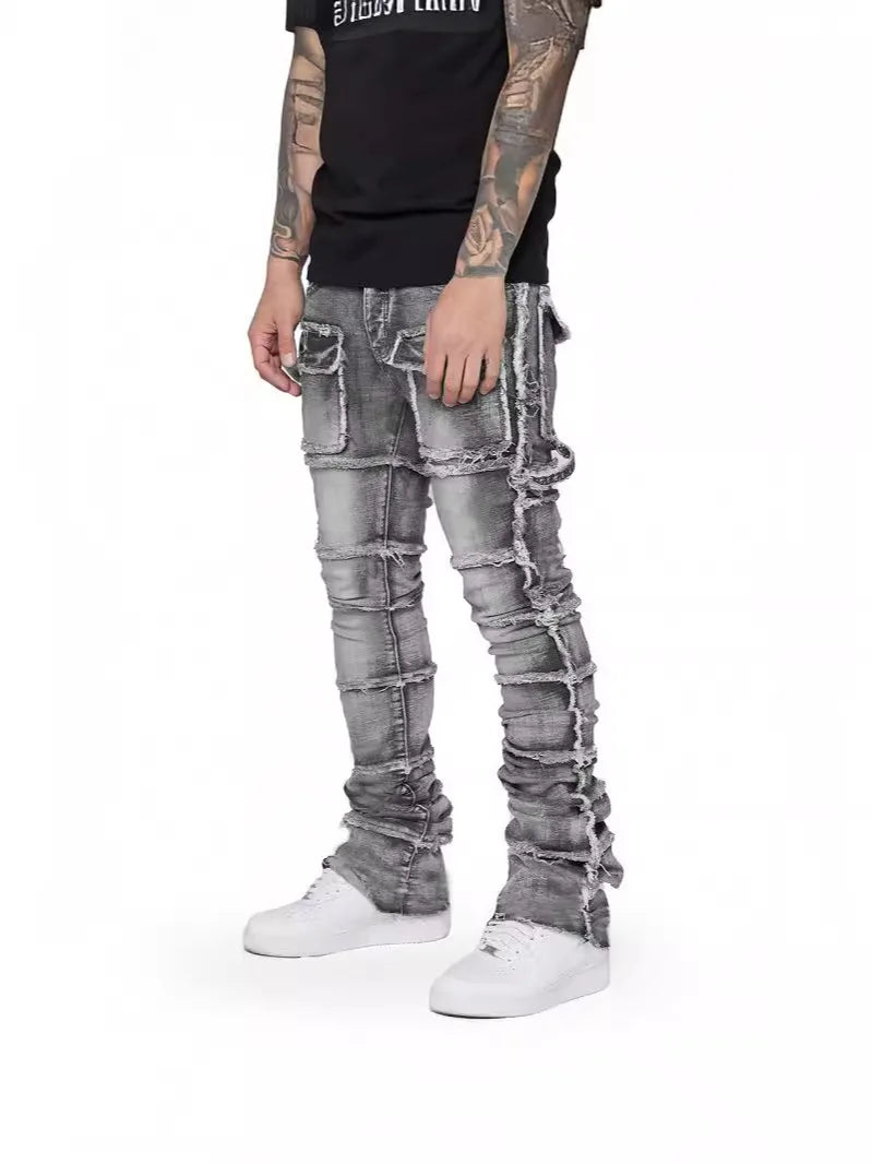 Men's Regular Fit Stacked Jeans